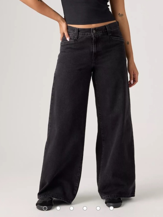 Levi's Denim - Levi’s ‘94 Baggy Wide Leg Jeans Washed Black Sz 28